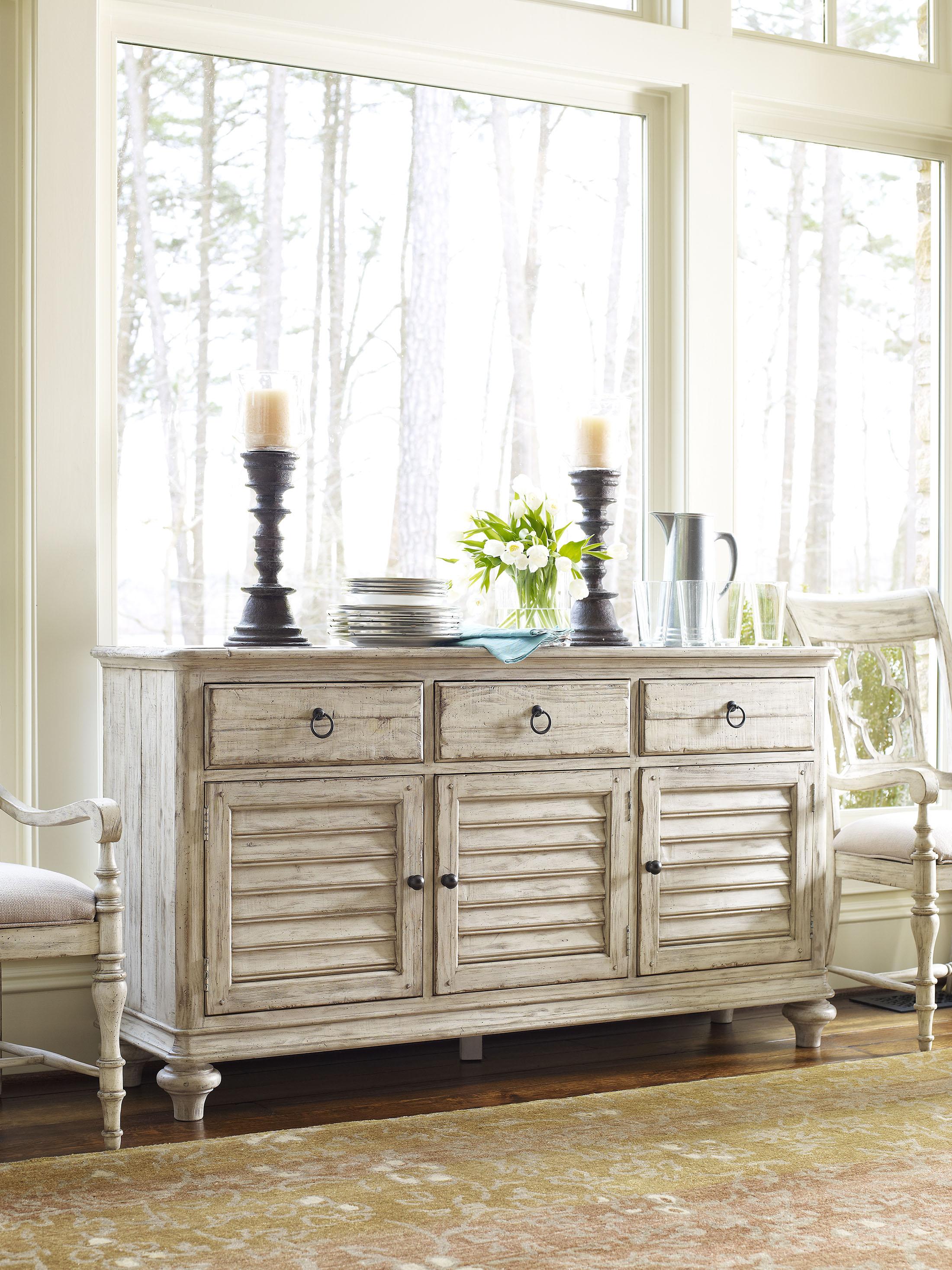 Kincaid Furniture Weatherford Hastings Buffet with 3 Drawers and 3